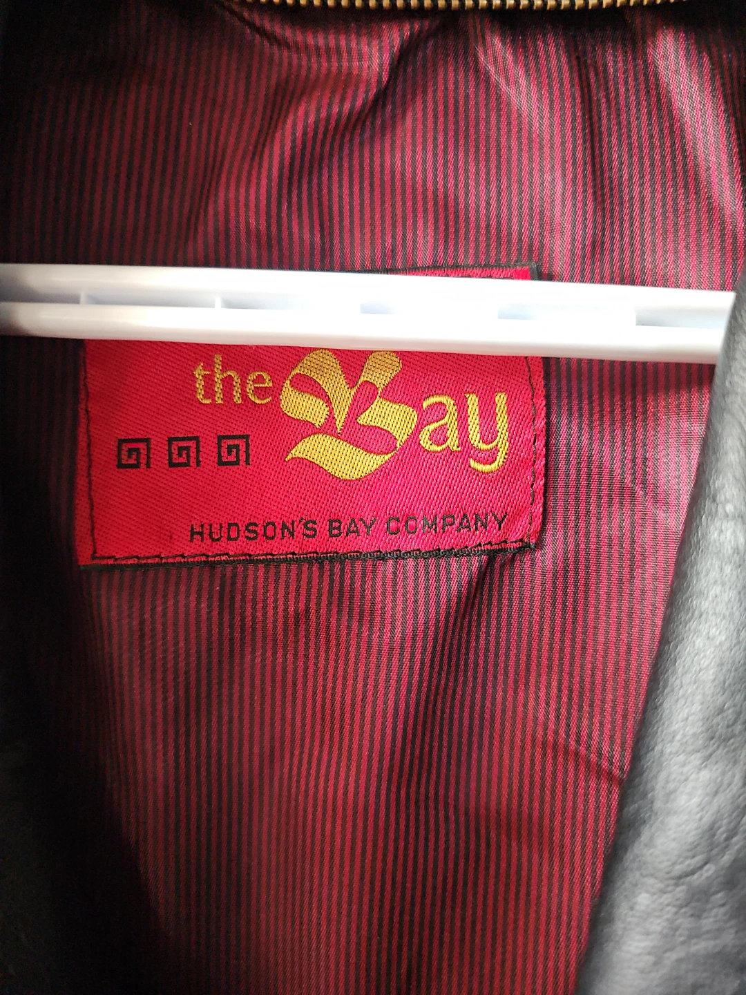 The Bay Hudson's Bay Company Black Leather Trench Coat - photo 3
