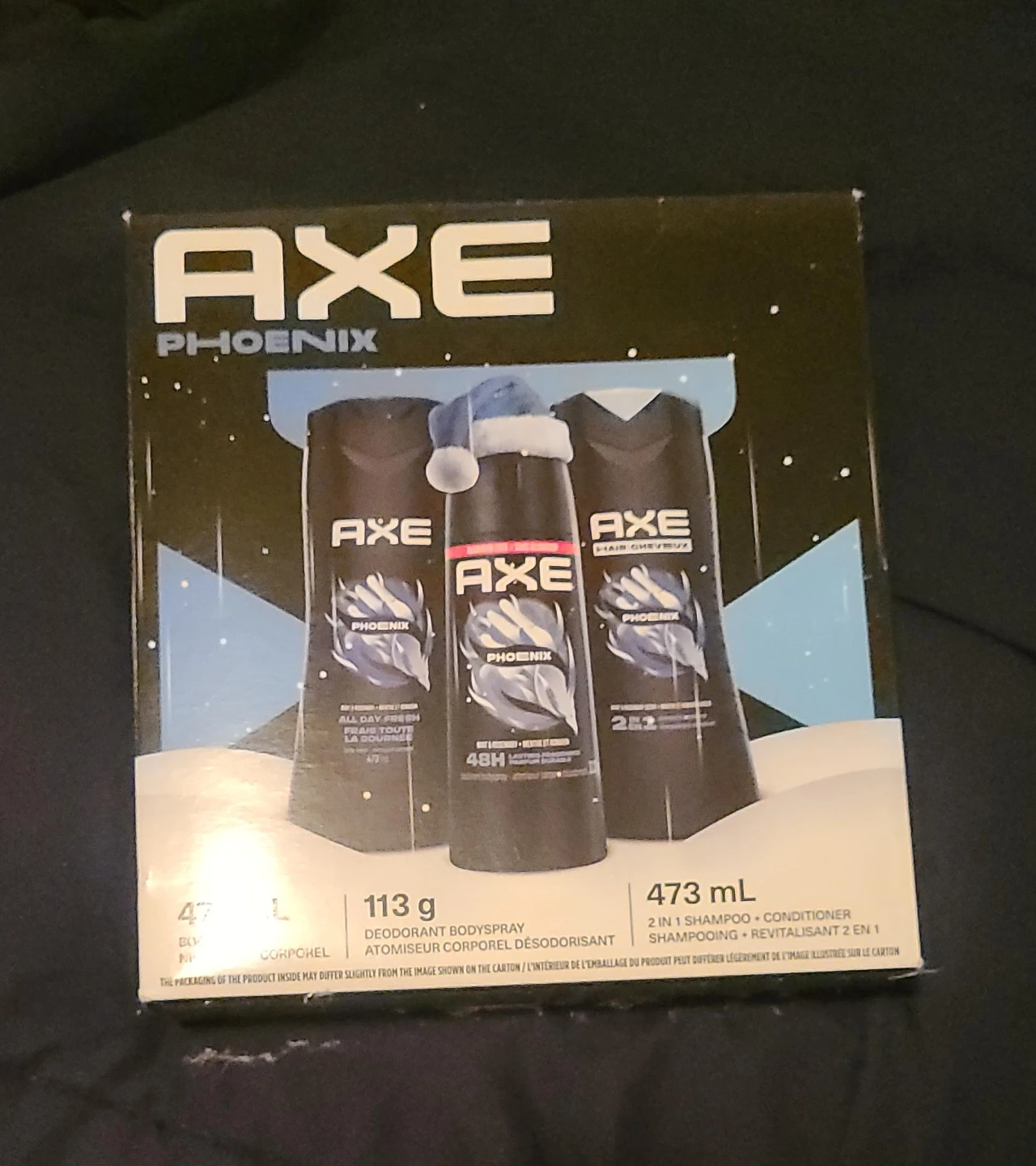 Axe Phoenix Deodorant Body Spray & Shampoo/Conditioner Gift Set