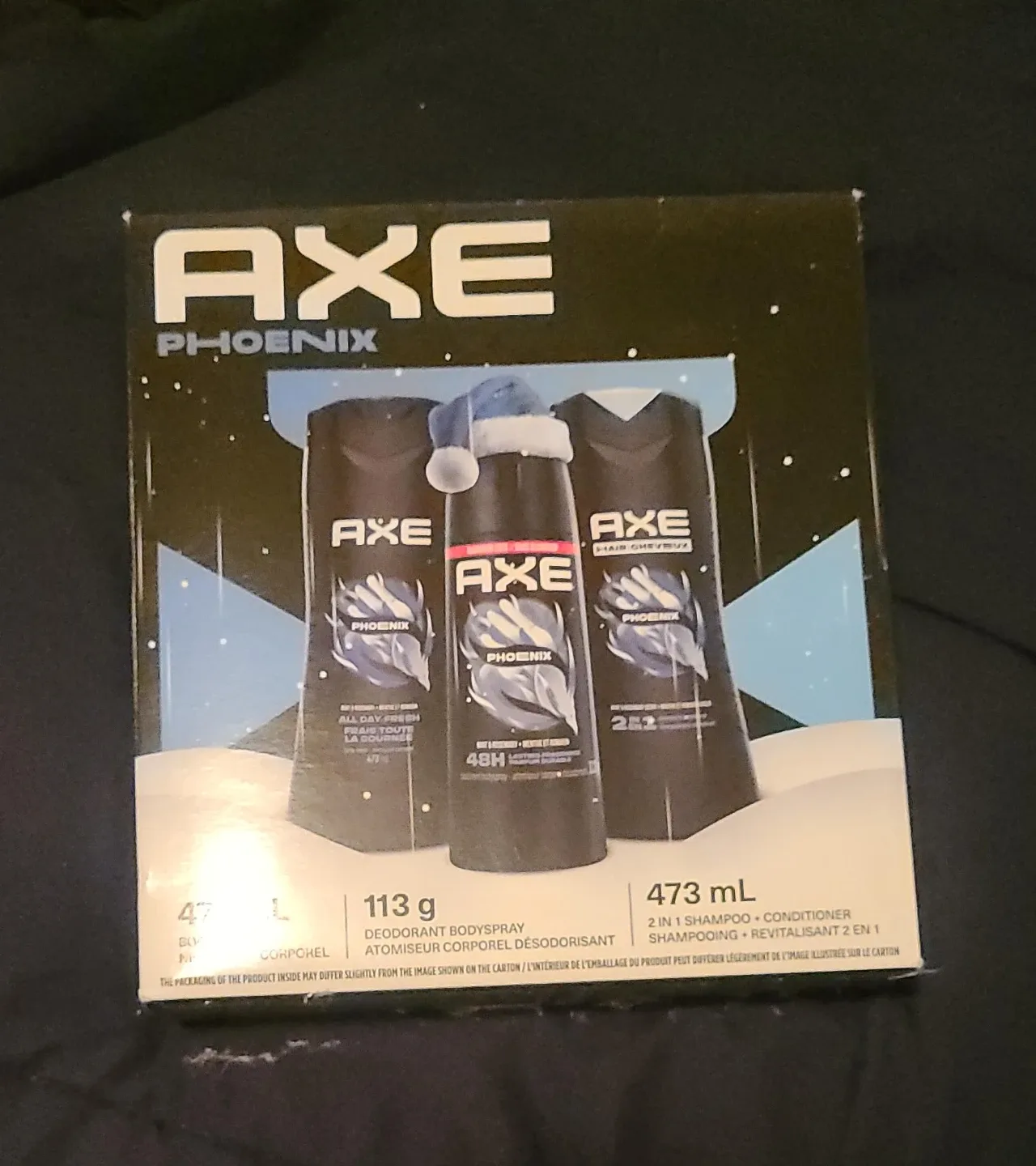 Axe Phoenix Deodorant Body Spray & Shampoo/Conditioner Gift Set