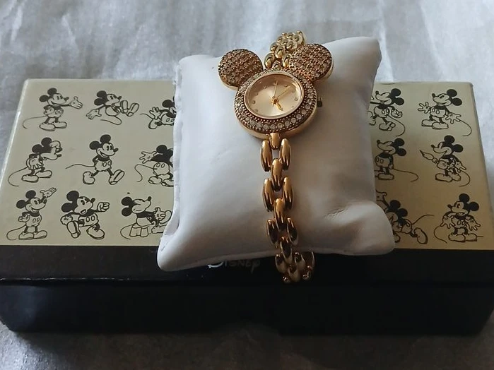 Disney Mickey Mouse Watch with Rhinestone Accents