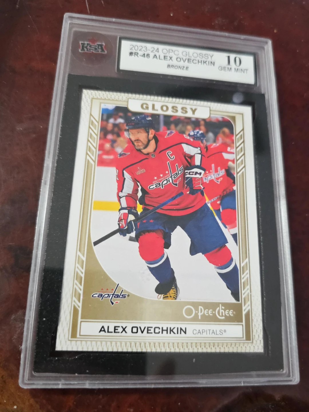 2023-24 OPC Alex Ovechkin Bronze Hockey Card #R-46 GEM MINT