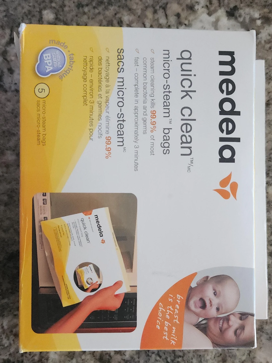 Medela Quick Clean Micro-Steam Bags - 5 Count