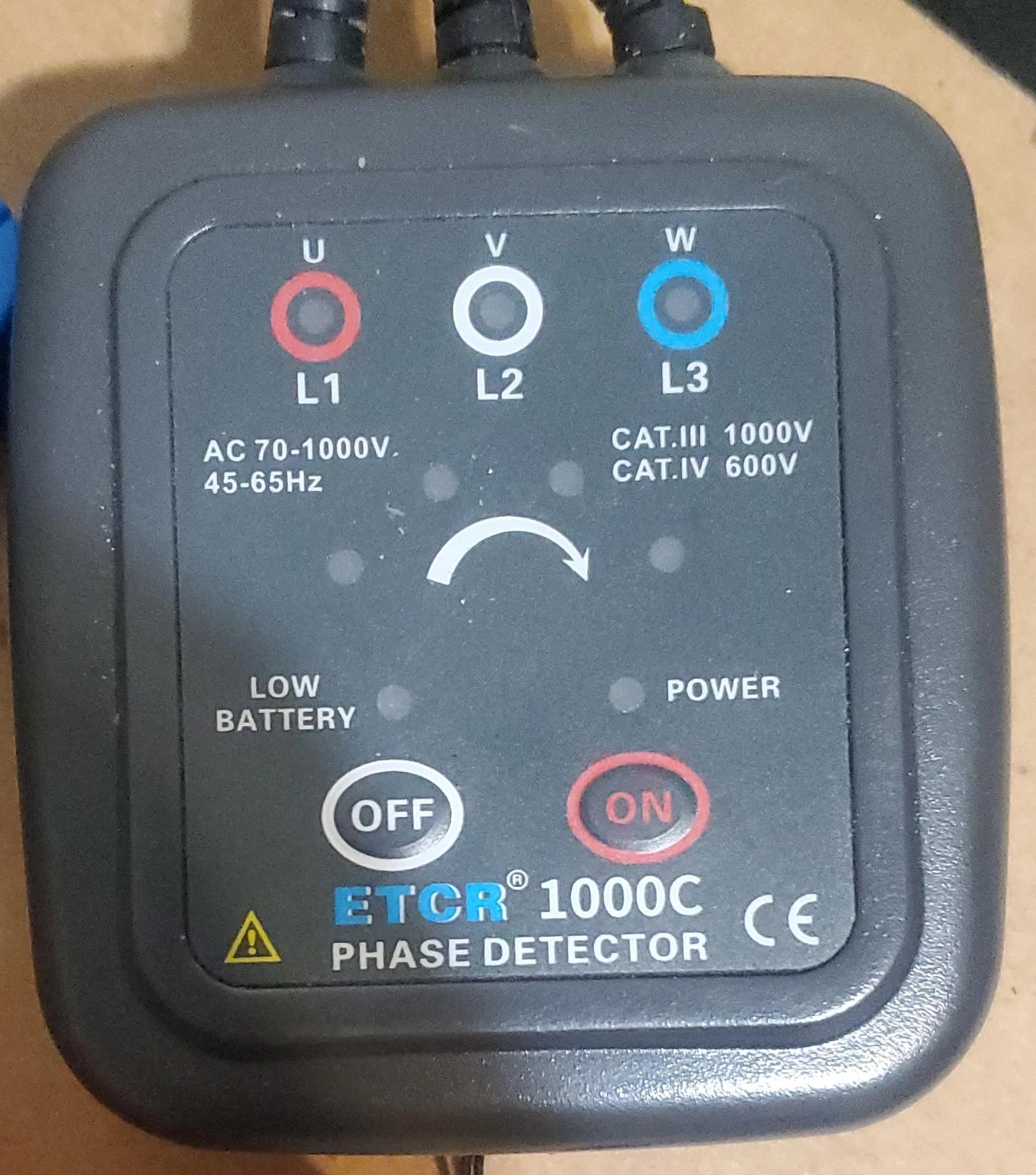 ETCR 1000C Phase Detector