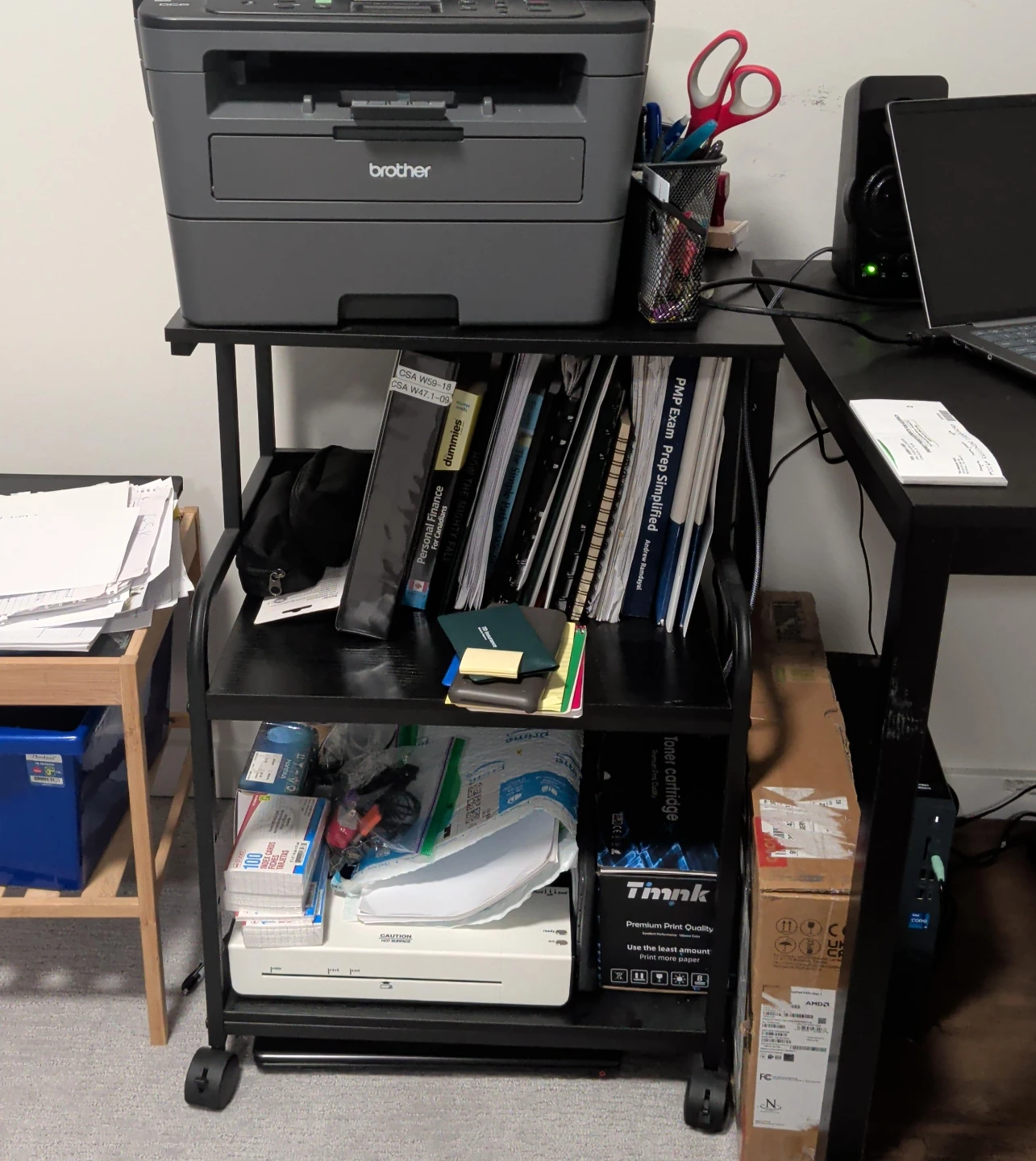 table to use for printer and Book