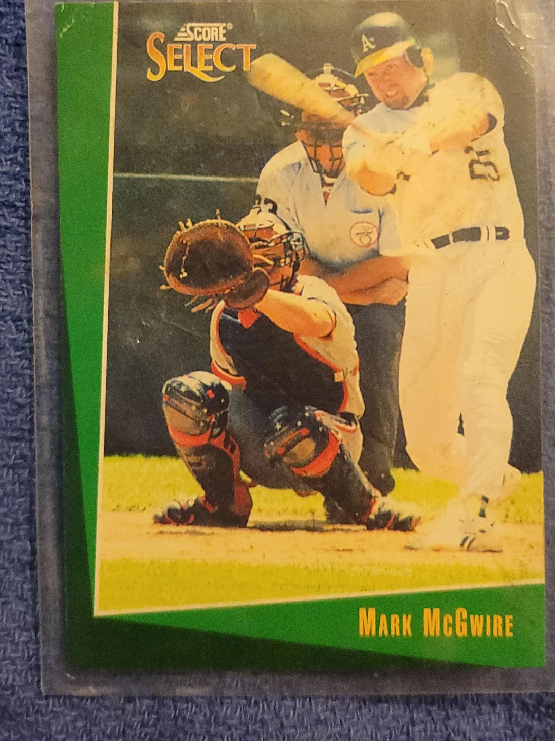 1992 Score Select Mark McGwire Baseball Card
