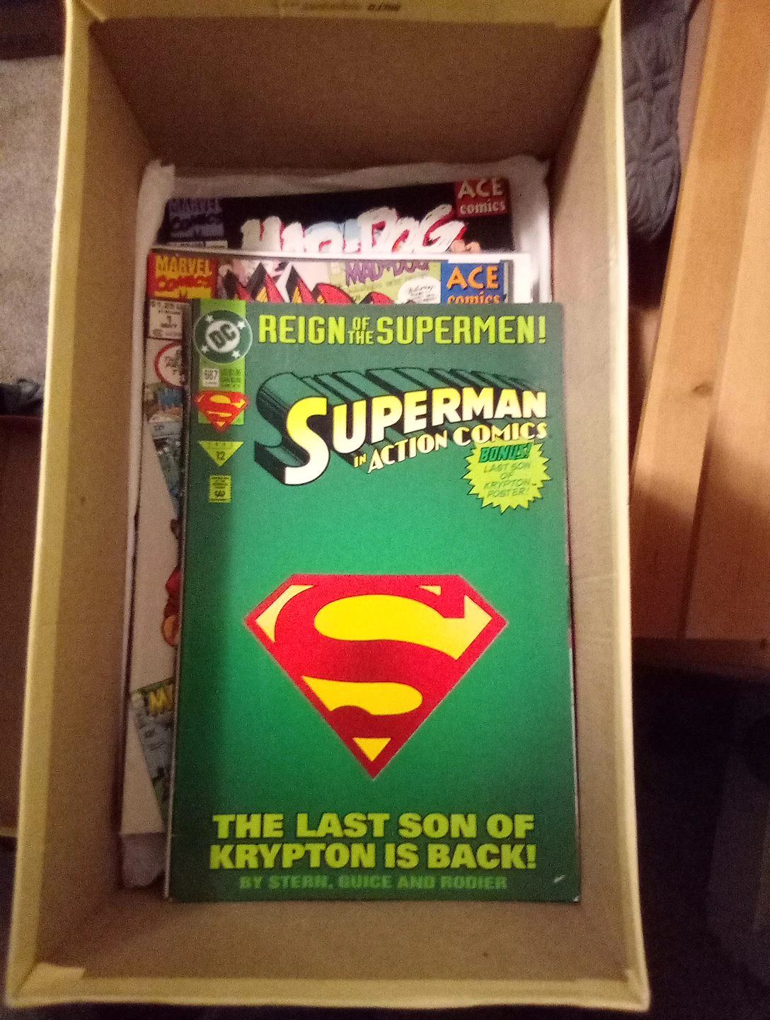 Superman in Action Comics #687 The Reign of the Supermen!