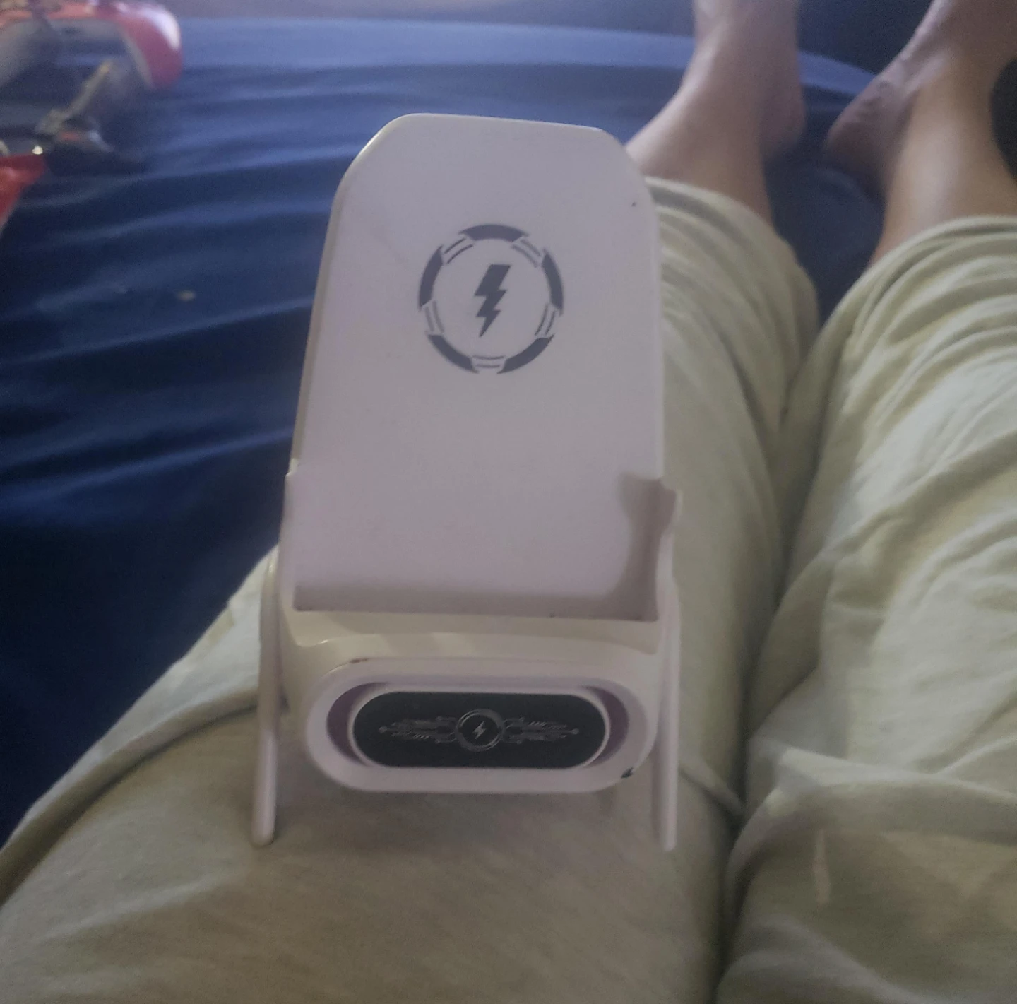 White Wireless Charging Stand