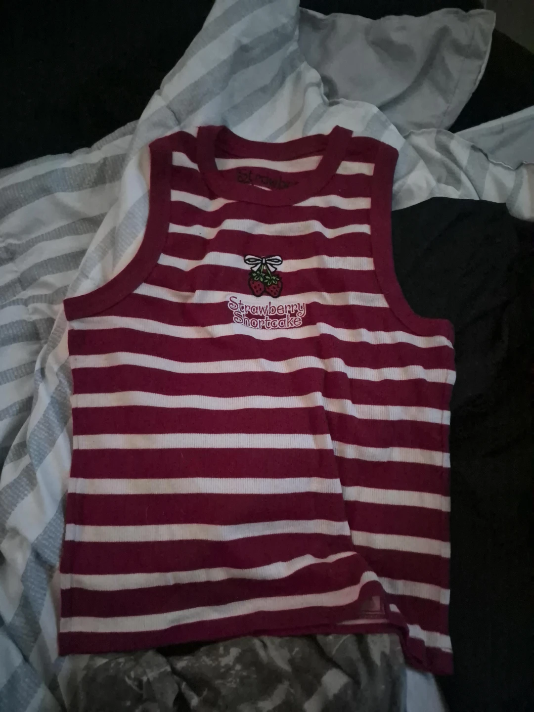 Strawberry Shortcake Striped Tank Top