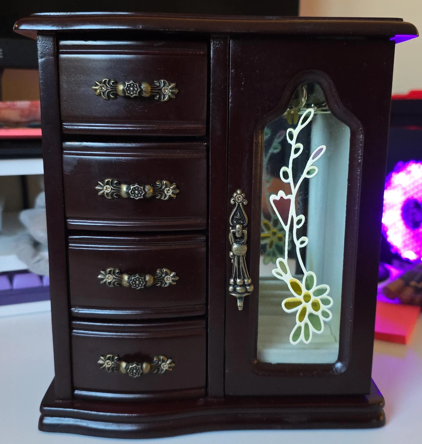 Wooden Jewellery Box Original Box