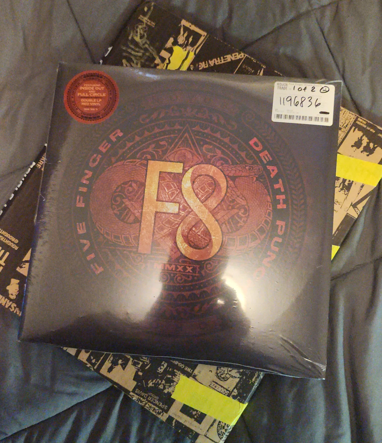 Five Finger Death Punch F8 Double LP Red Vinyl