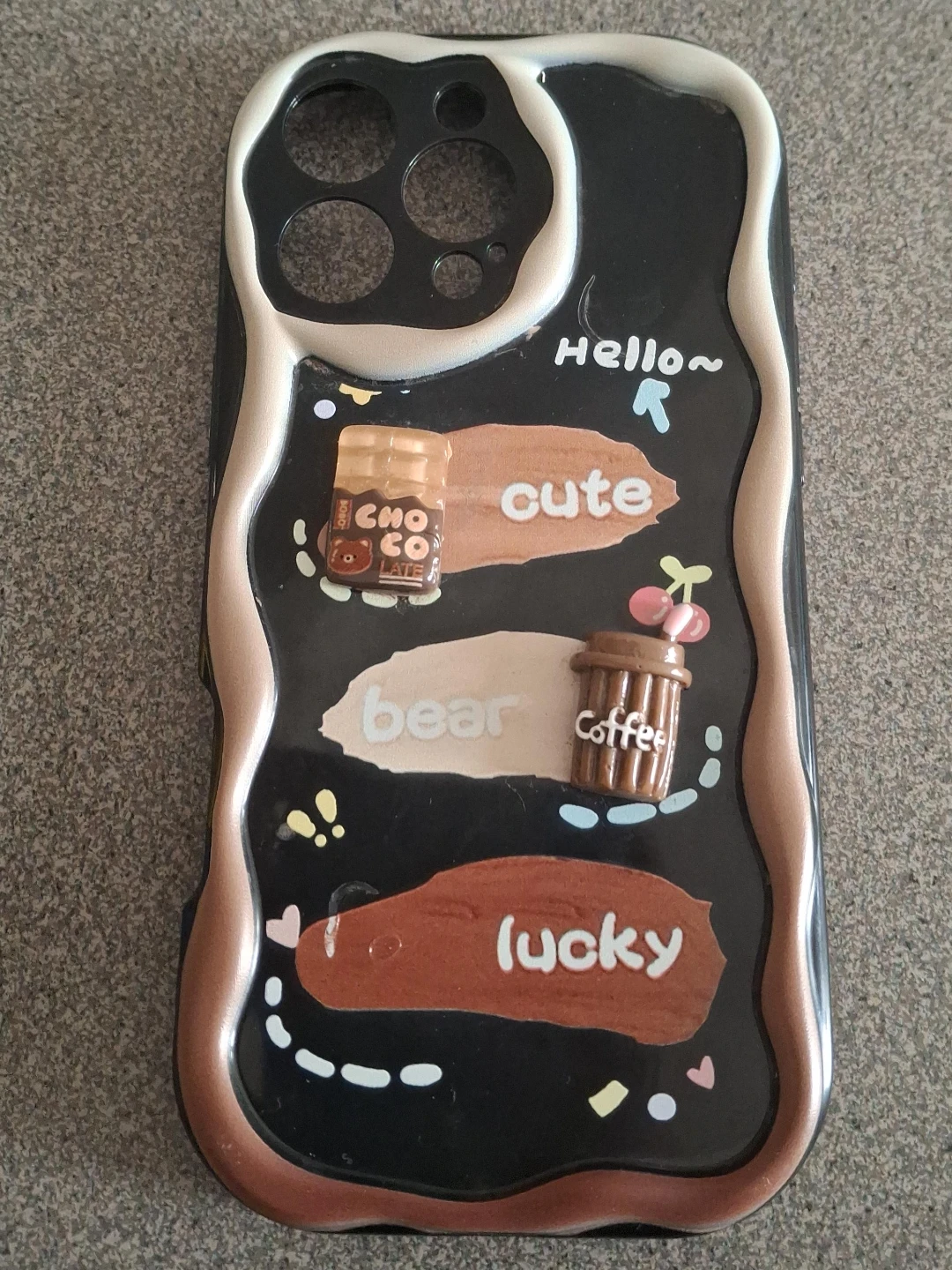 Cute Chocolate and Coffee Themed Phone Case