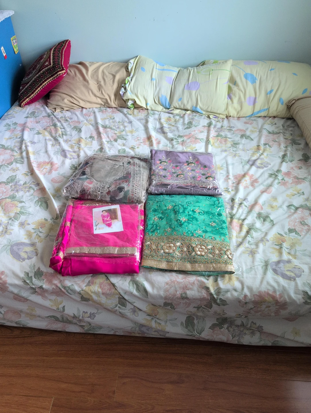 Pakistani Salwar Kameez Set - 4 pcs unstitched  $20  each