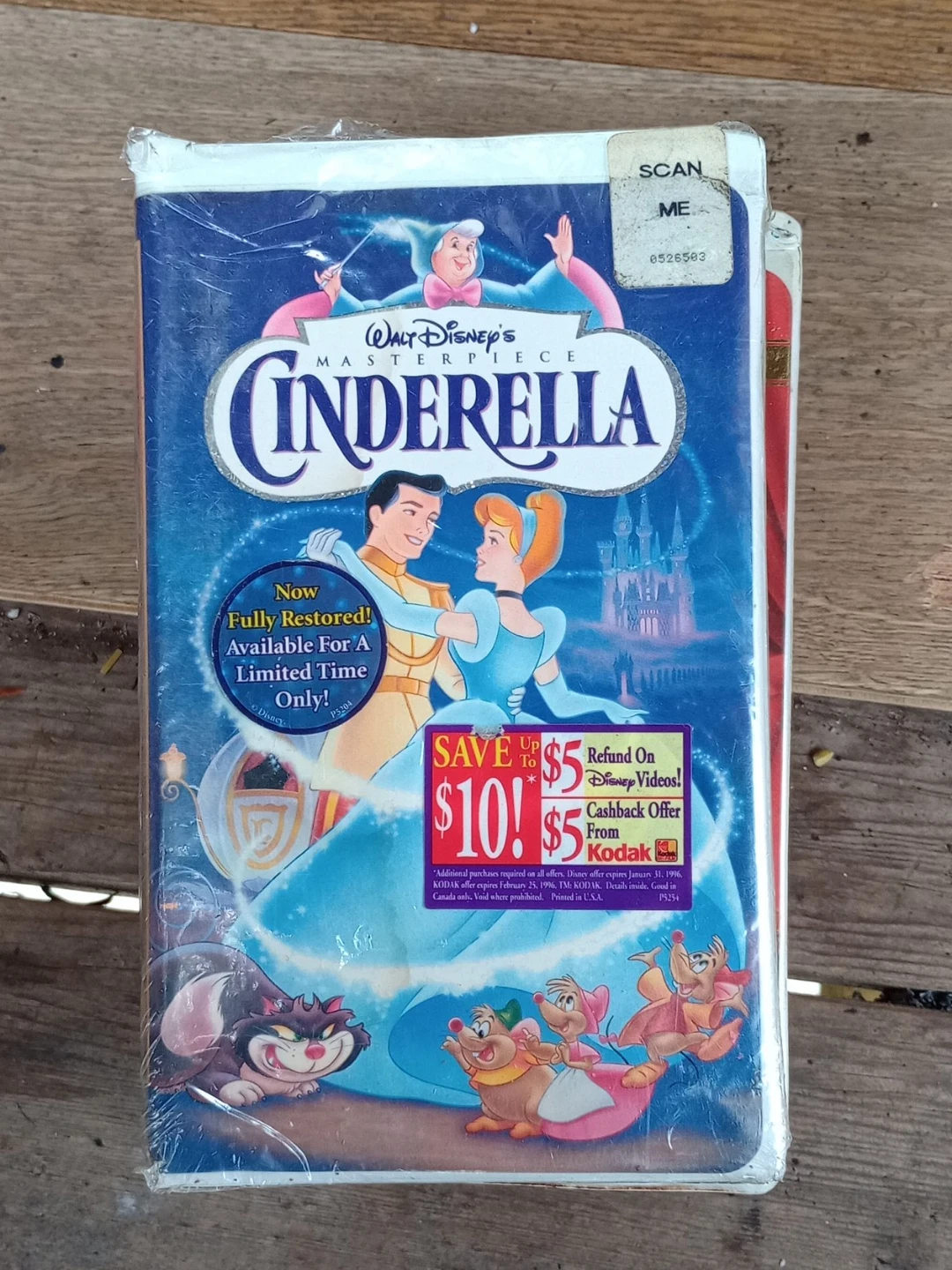 Walt Disney's Cinderella VHS Movie
