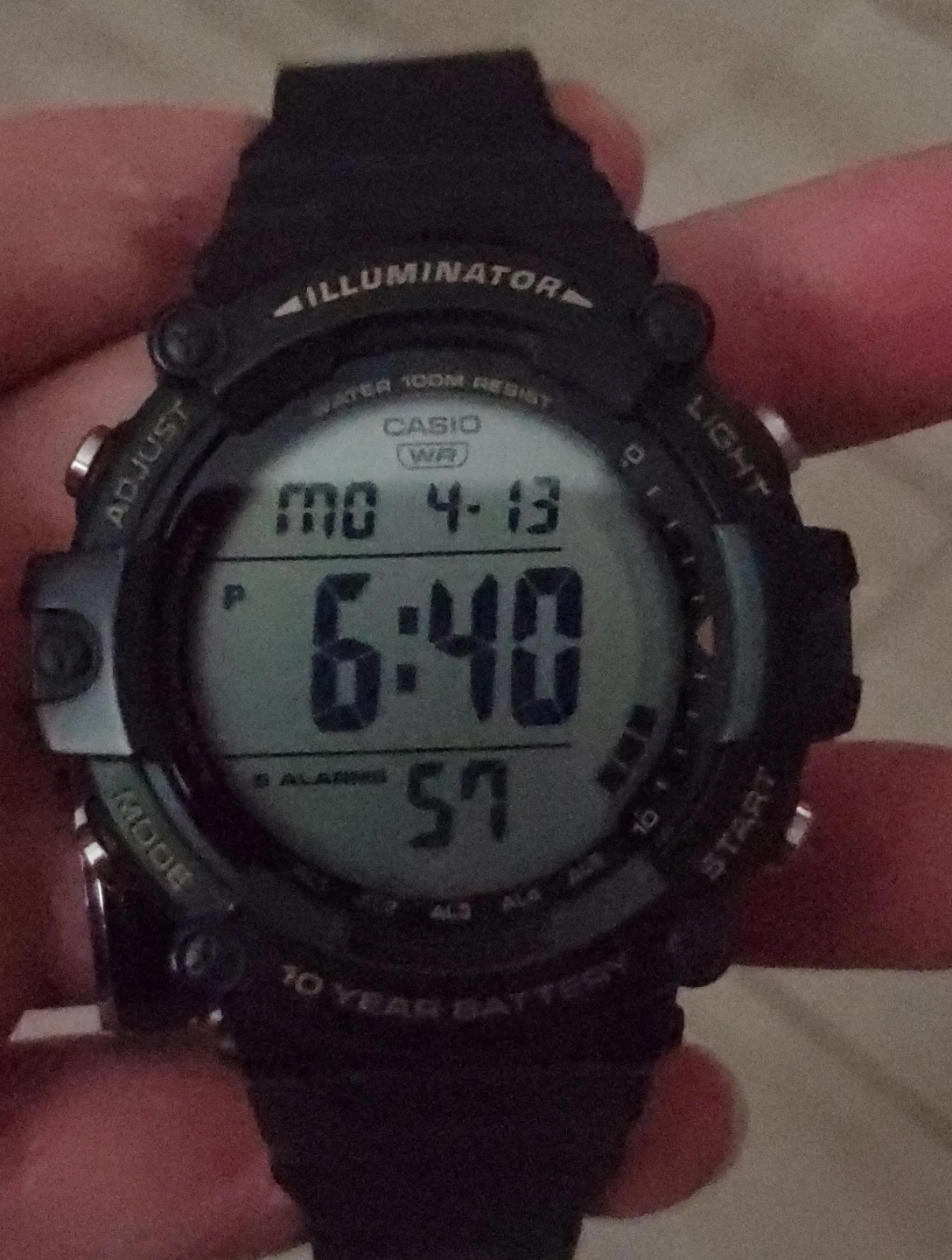 Casio Illuminator Digital Watch - Black