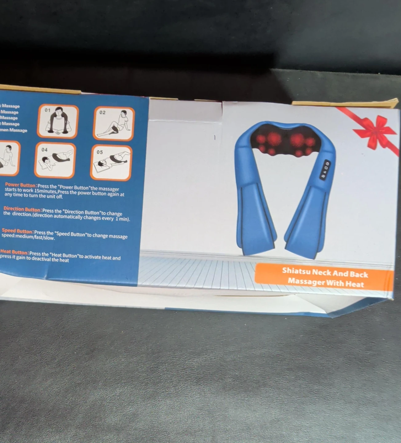 Shiatsu Neck and Back Massager With Heat