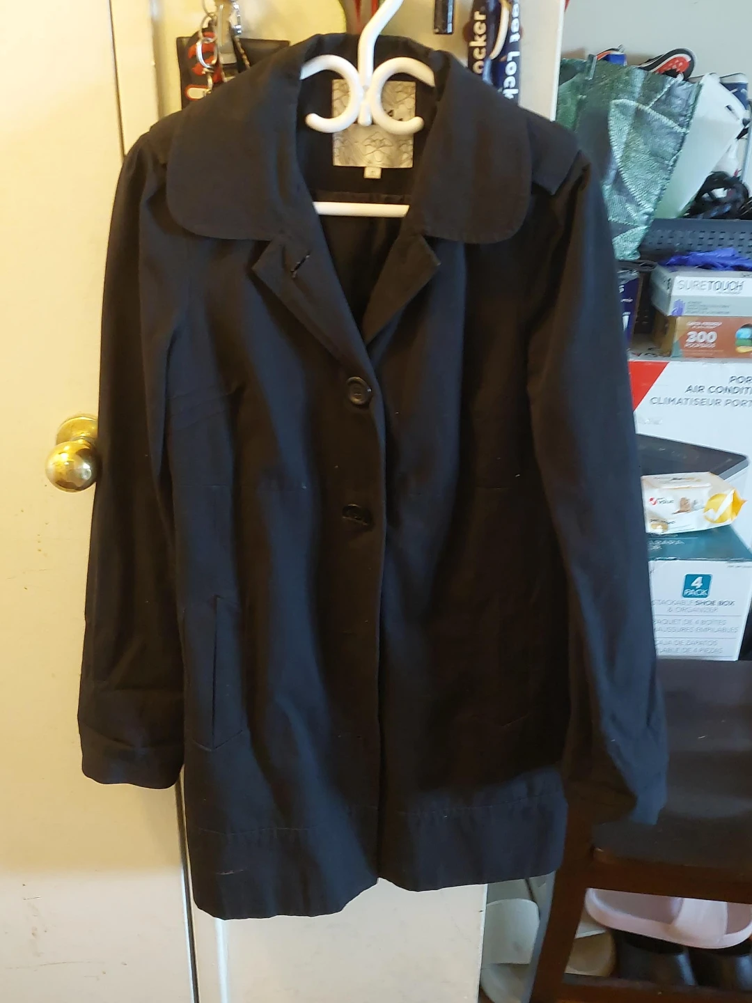 Dark Blue Trench Coat
