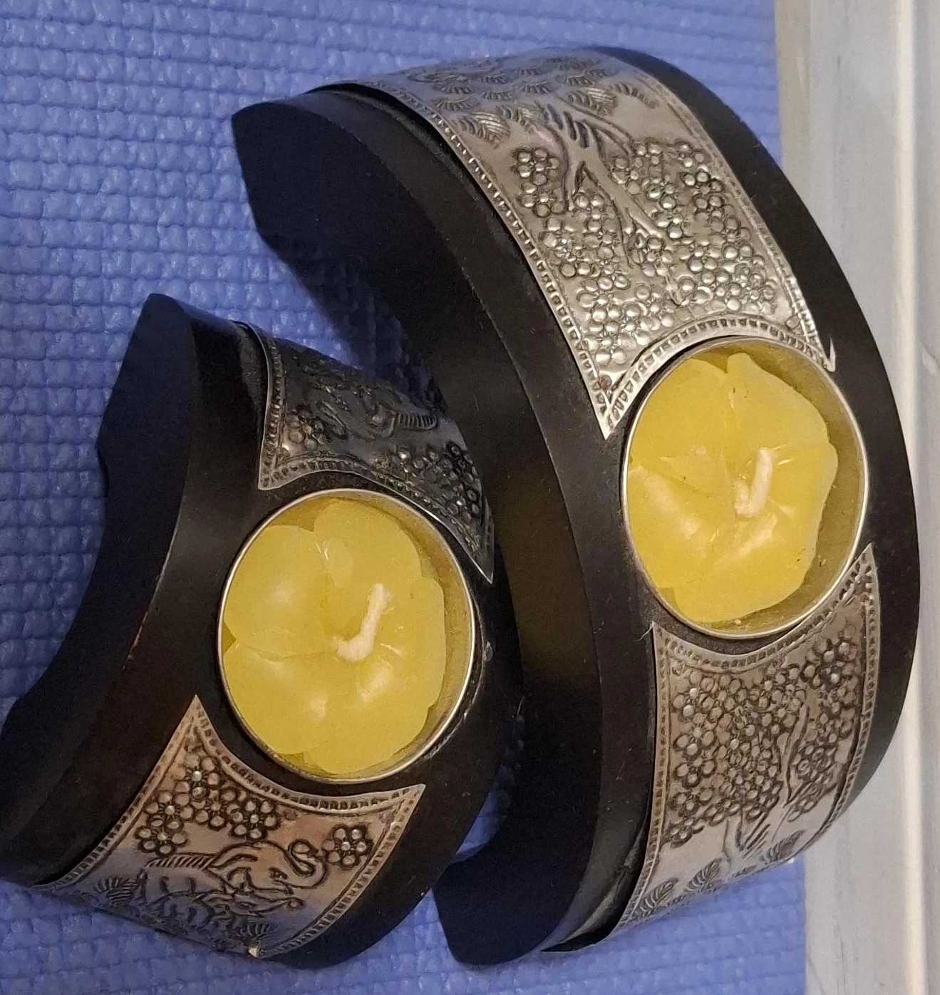 Beautiful Handmade Thai Arch Candle Holders - Set of 2