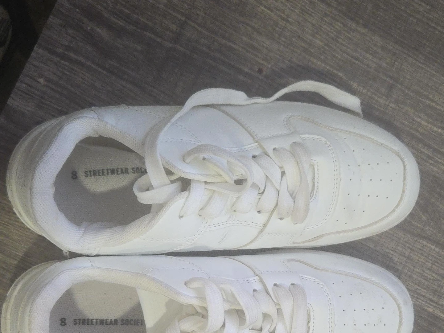 White Sneakers - Size 8