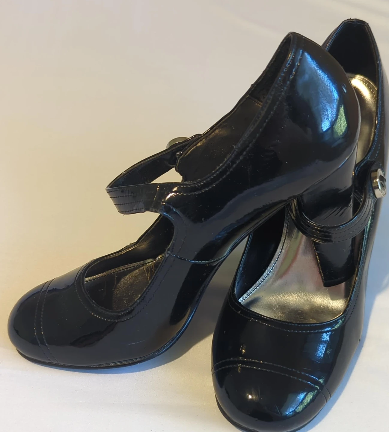Style & Co Black Patent Mary Jane Heels