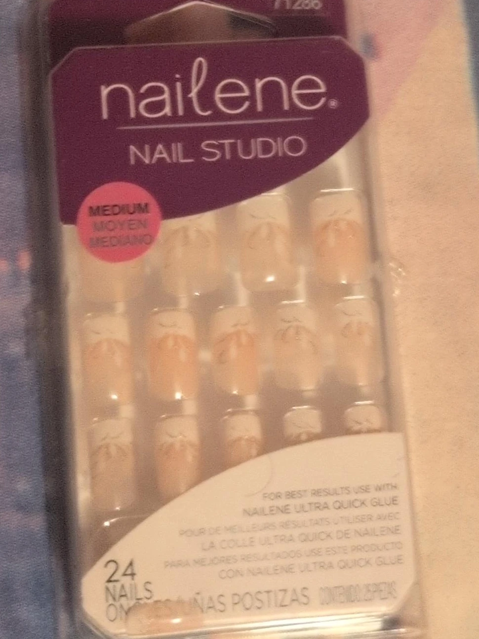 Nailene Nail Studio Medium Artificial Nails (24 Count)