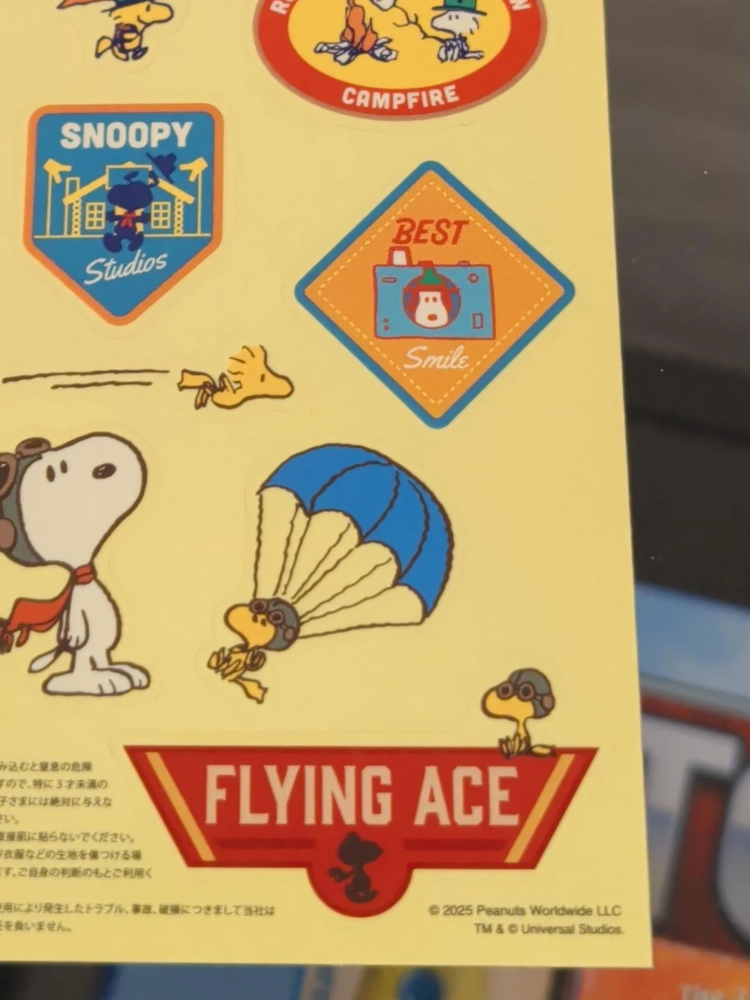 Snoopy Flying Ace Stickers