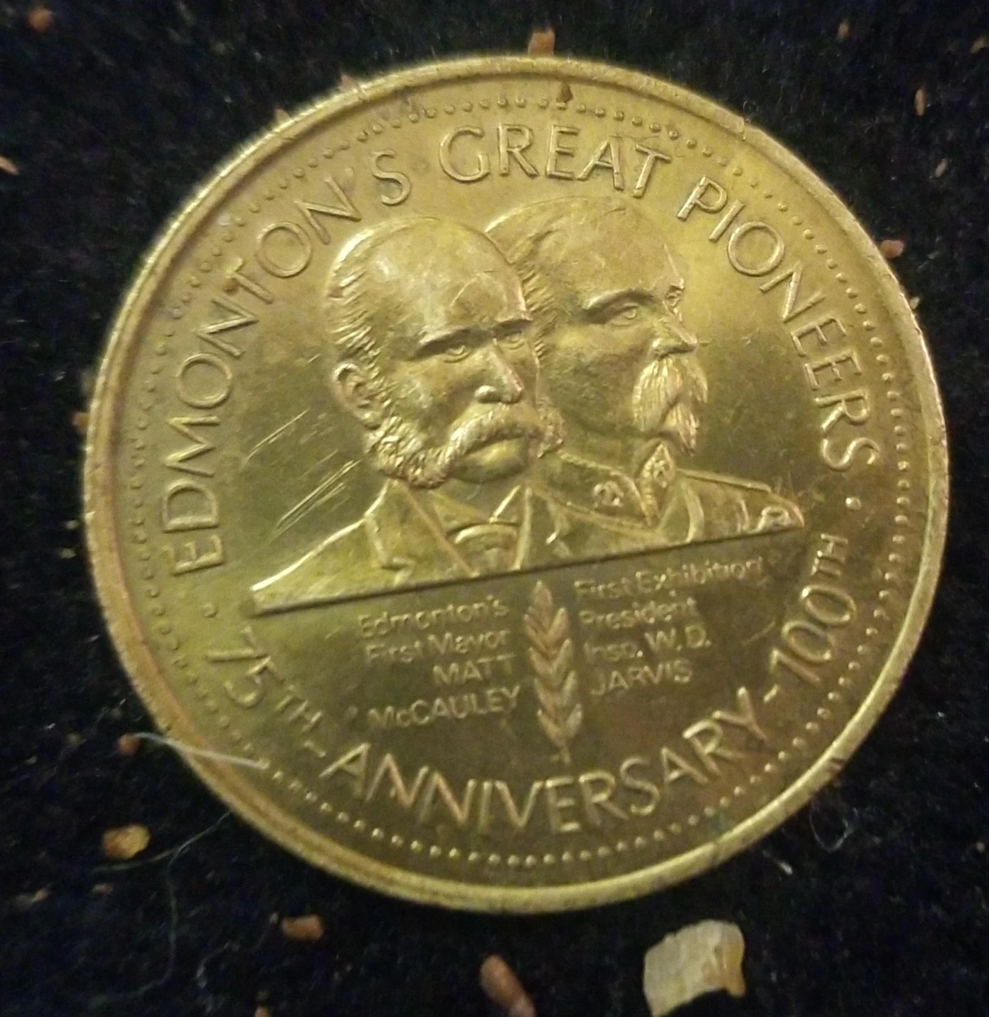 Edmonton 75th Anniversary Pioneer Medal