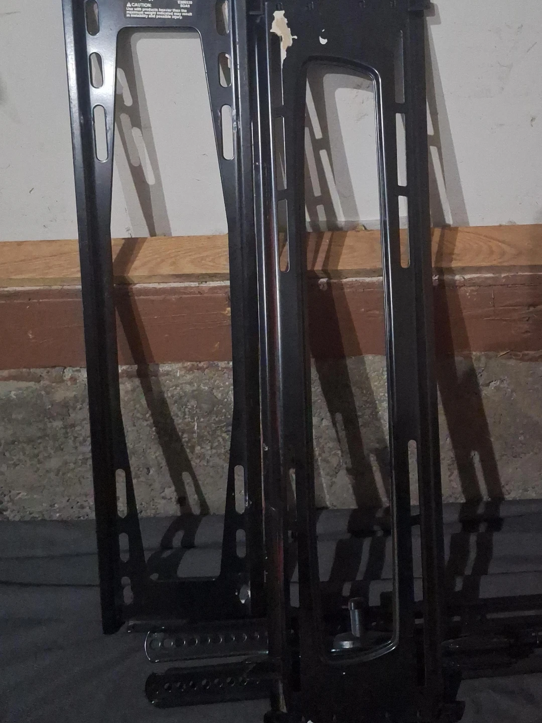 Black Metal TV Wall Mount Bracket