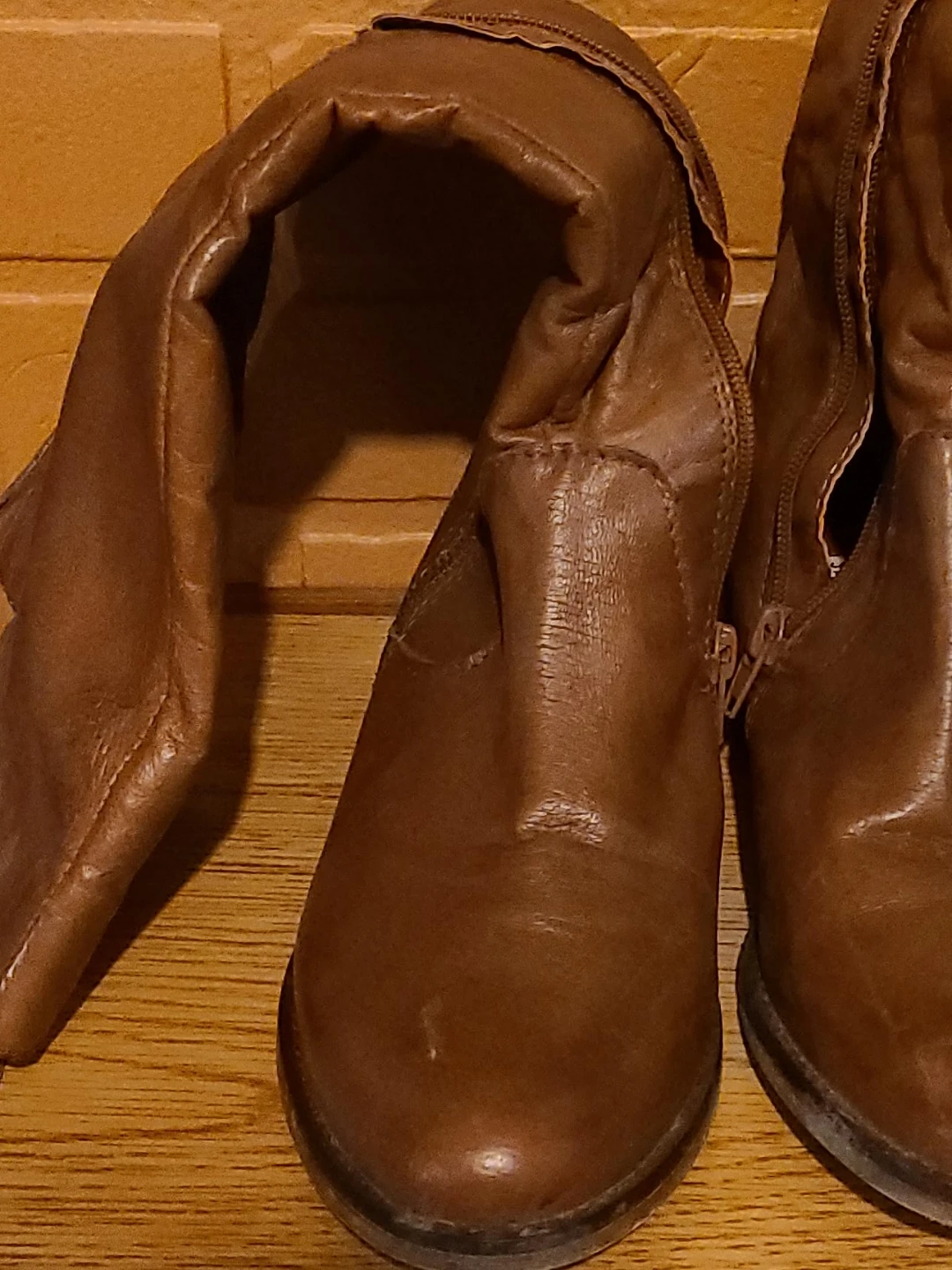 Brown Leather Boots