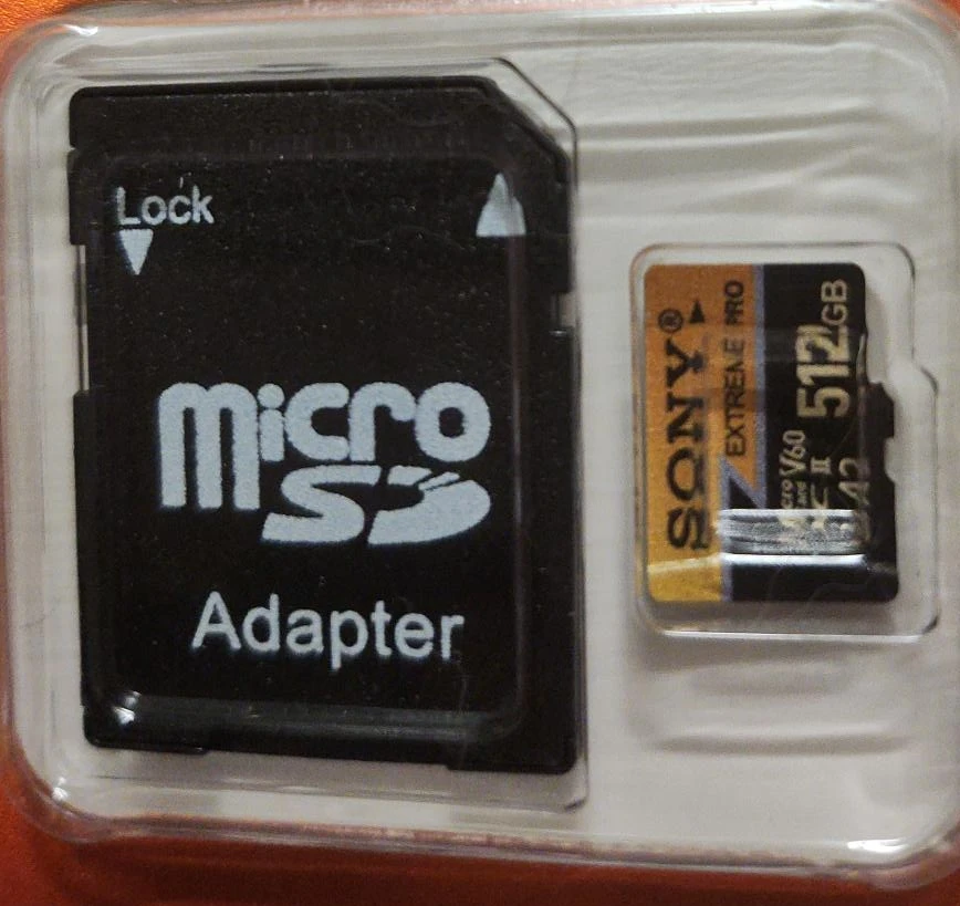 Sony Extreme Pro 512GB microSD Card with Adapter