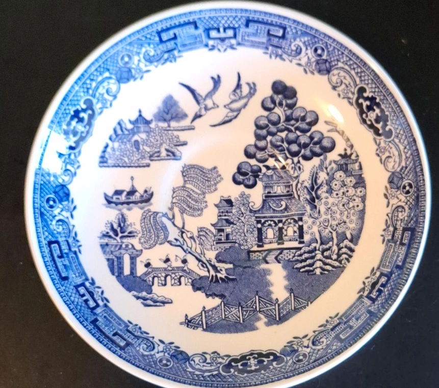 Blue Willow Pattern Plate