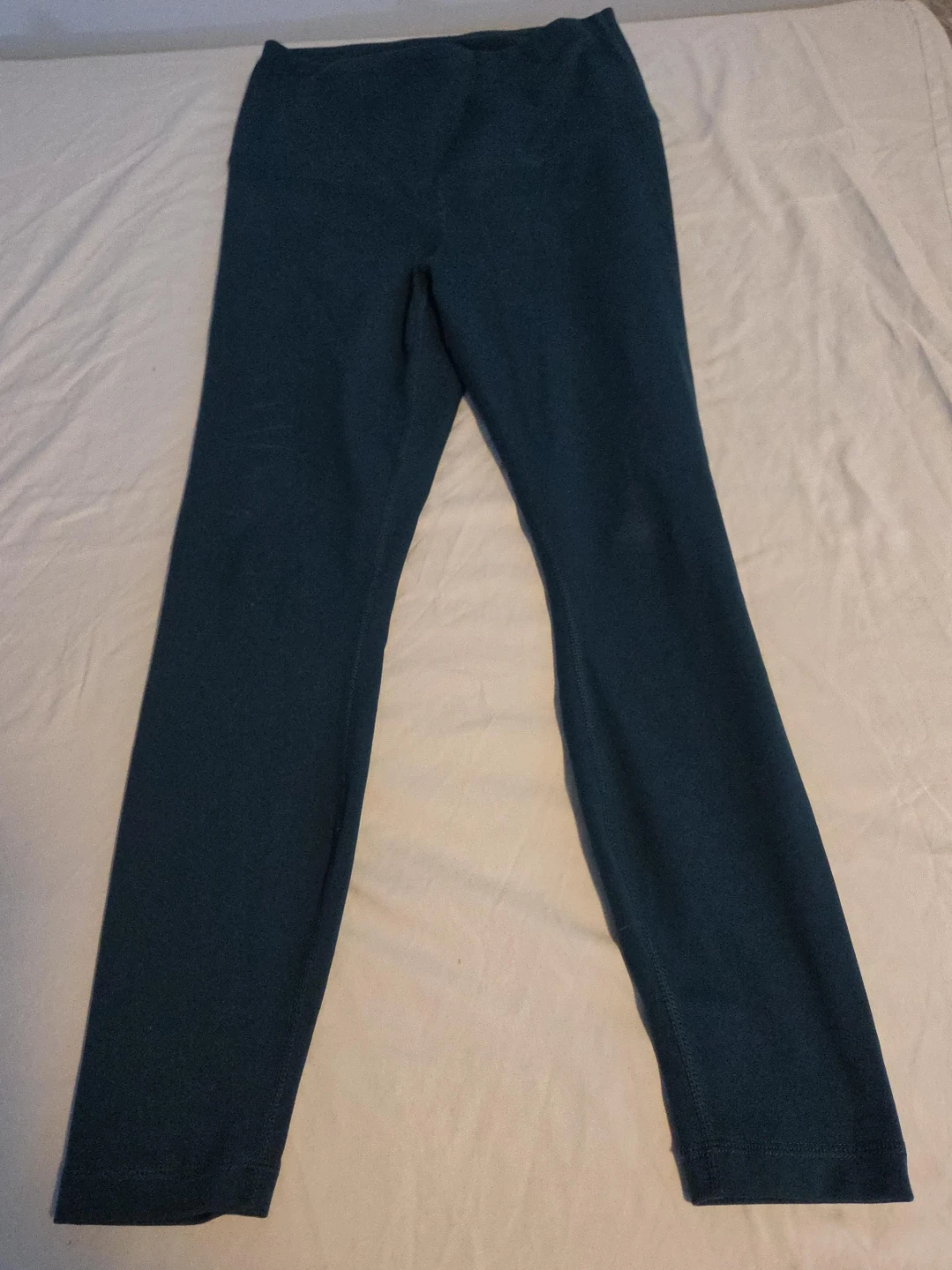 Teal Bell Bottom Leggings - Size Medium