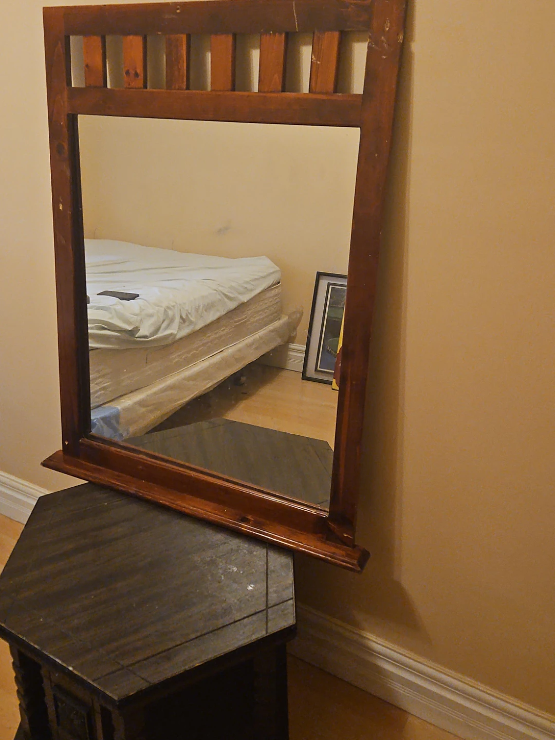 Wooden Framed Mirror
