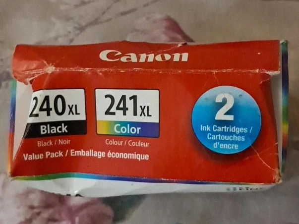 Canon PIXMA 240XL Black & 241XL Colour Ink Cartridges