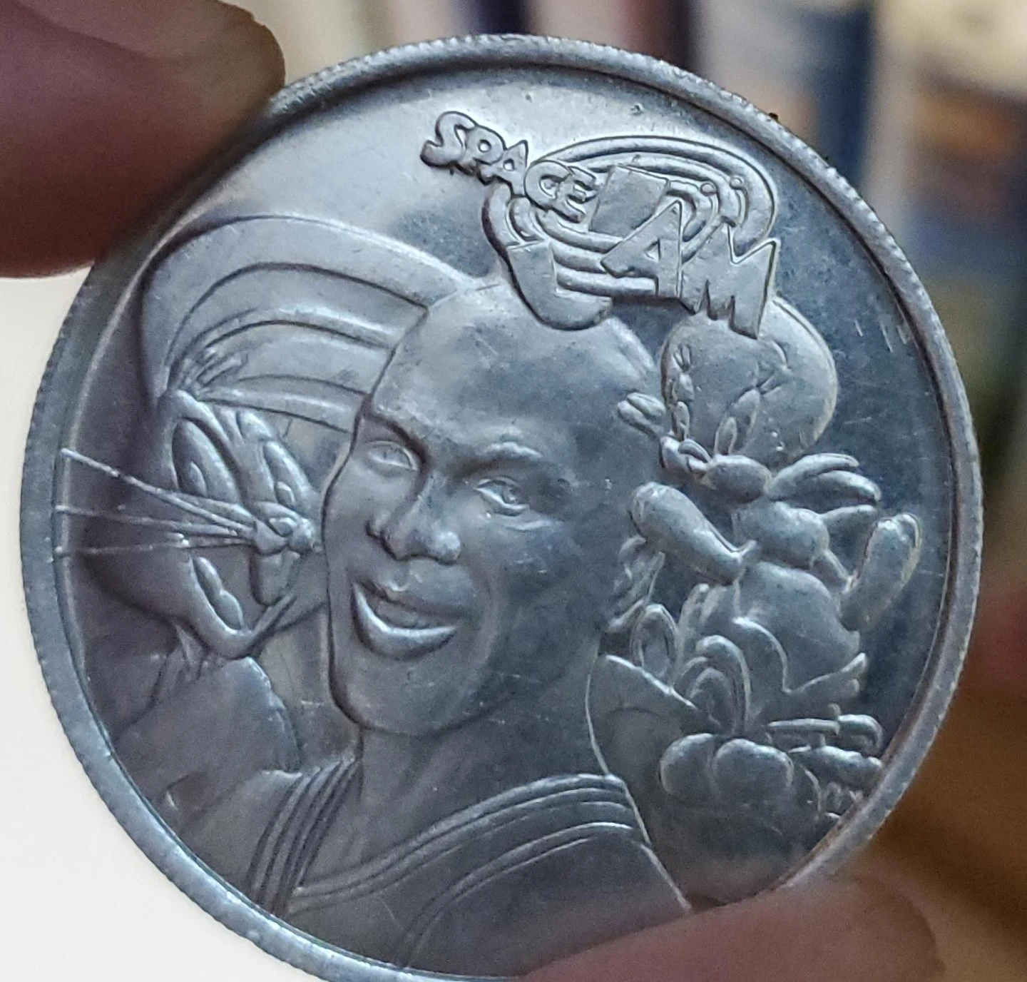 Space Jam Michael Jordan and Looney Tunes Coin