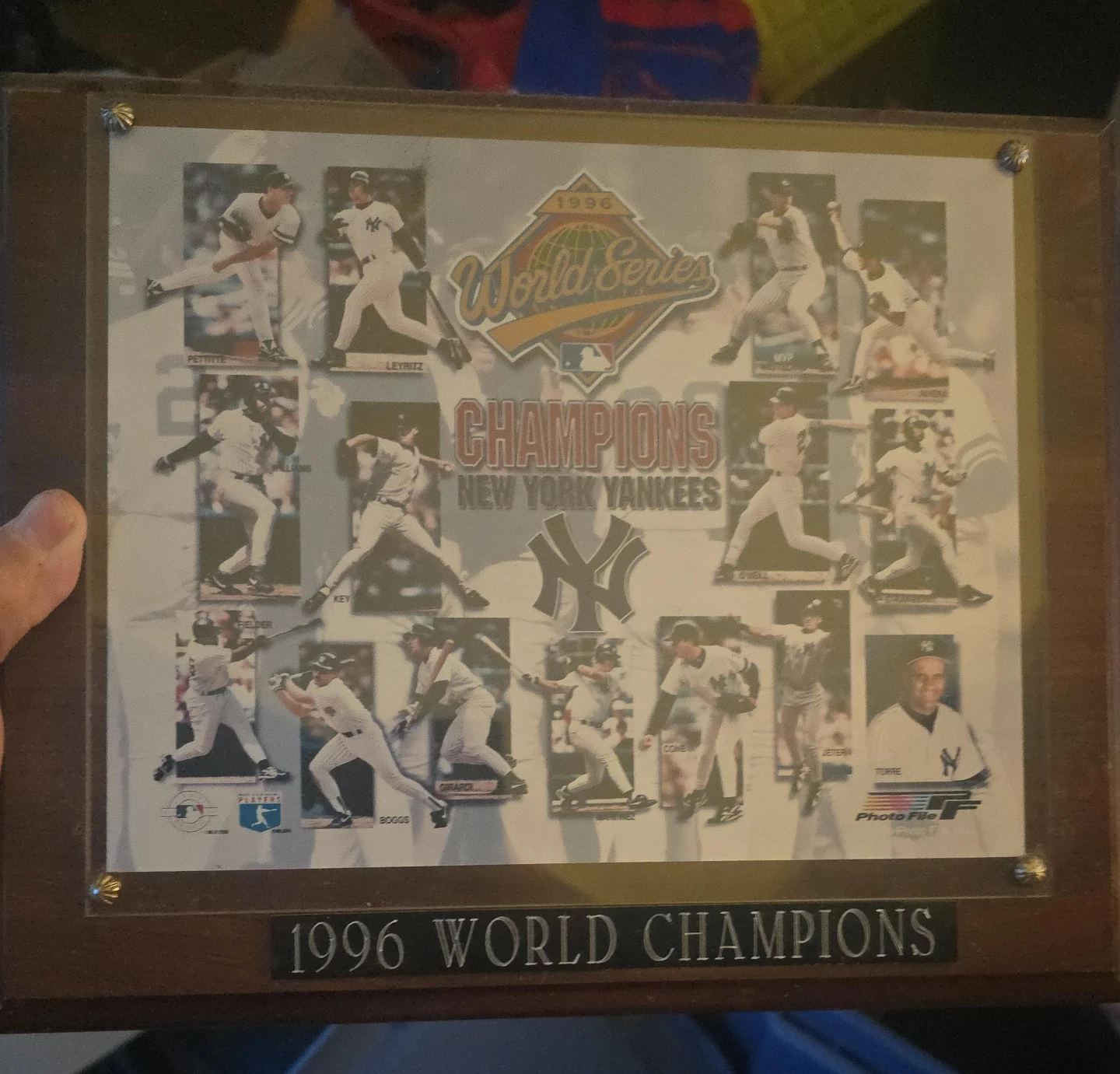 1996 New York Yankees World Series Champions Framed Photo