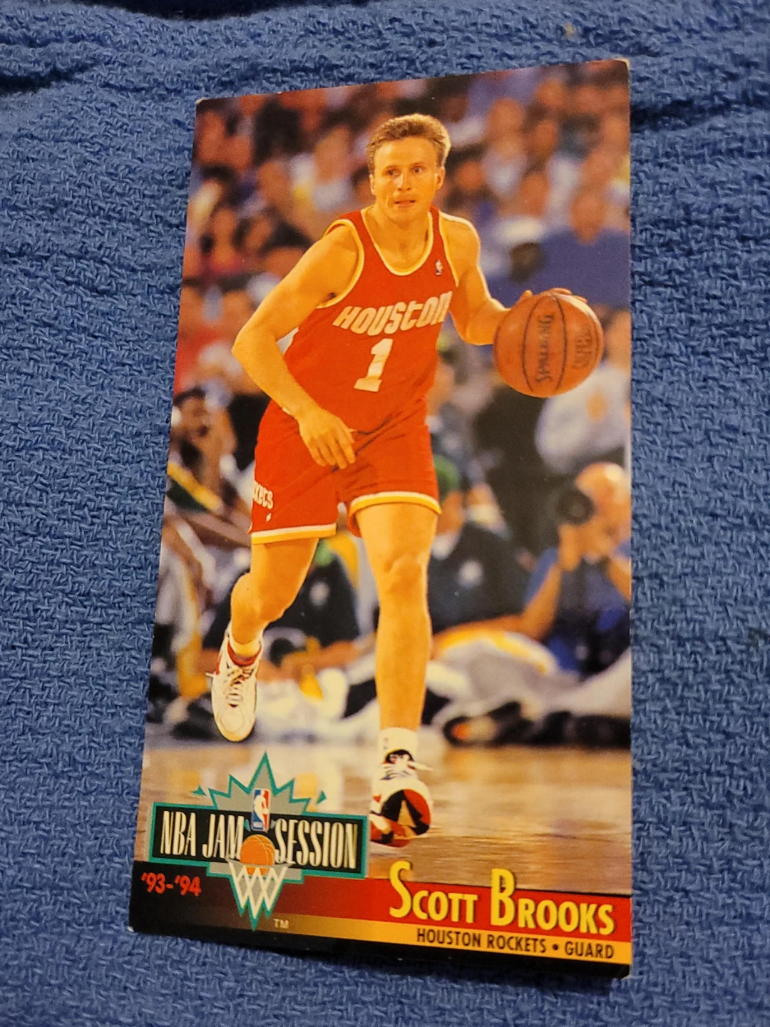 1993-94 Fleer NBA Jam Session Scott Brooks Basketball Card