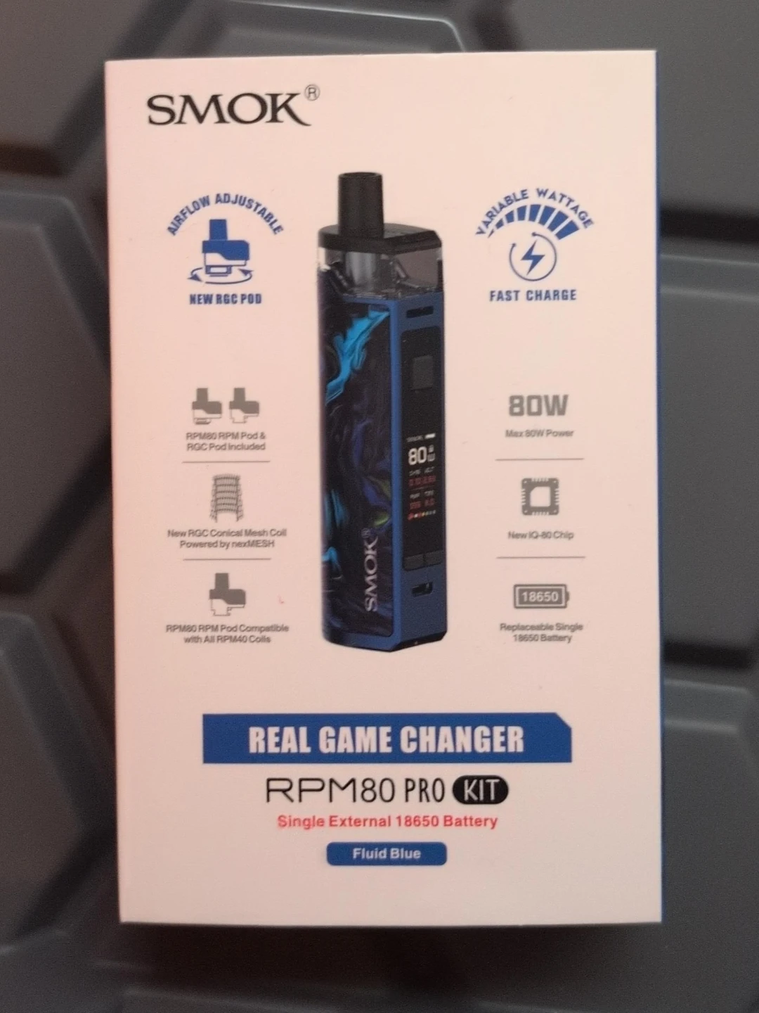 SMOK RPM80 Pro Kit Fluid Blue