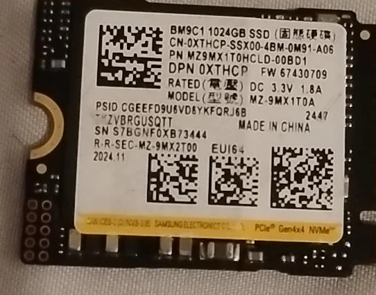 Samsung BM9C1 1024GB SSD