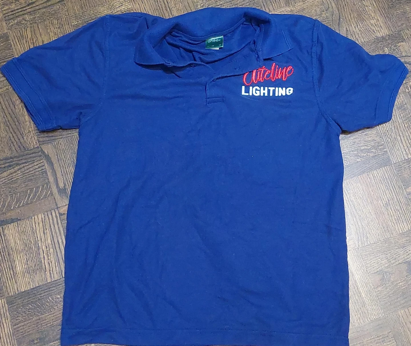 Blue "Autoline Lighting" Polo Shirt