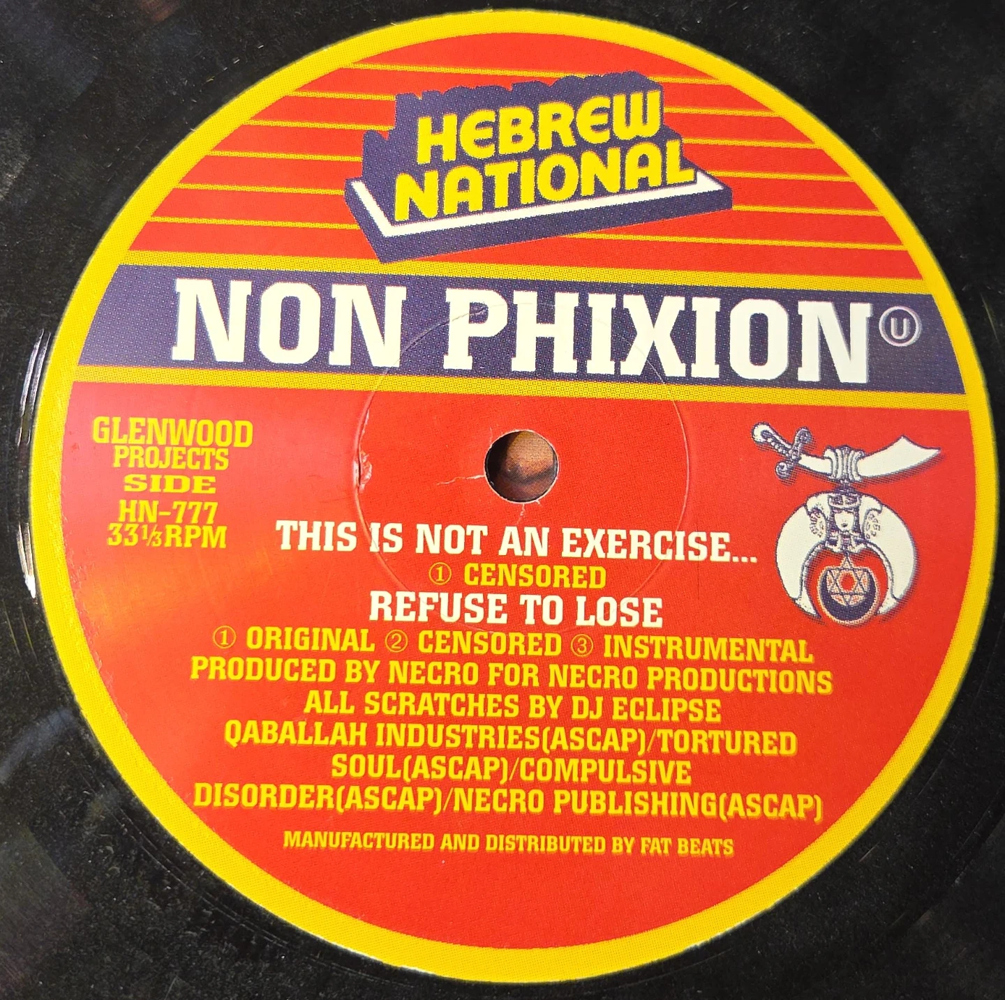 Non Phixion Refuse to Lose Vinyl Record