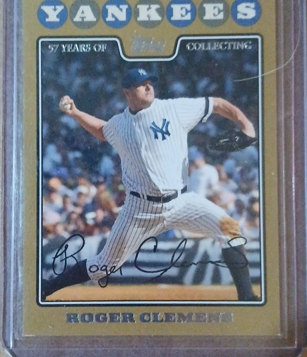 2008 Clemens Topps #105 Gold SP /2005