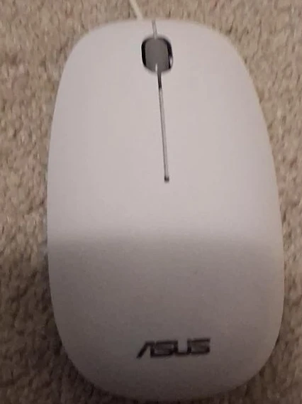 ASUS White Computer Mouse