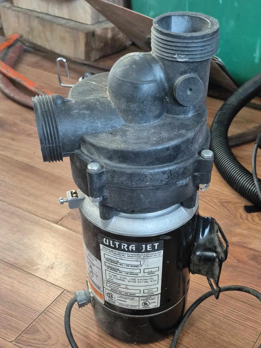 Ultra Jet 3/4 HP Pool Pump