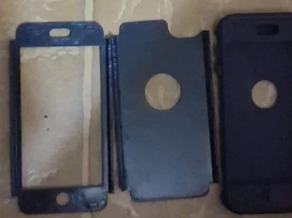 Blue Phone Case and Screen Protector Set