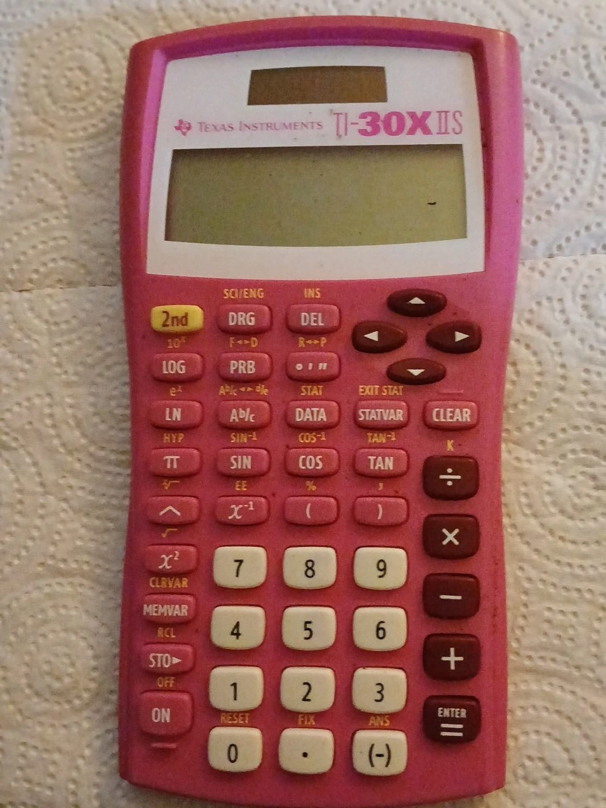 Texas Instruments TI-30X IIS Pink Scientific Calculator
