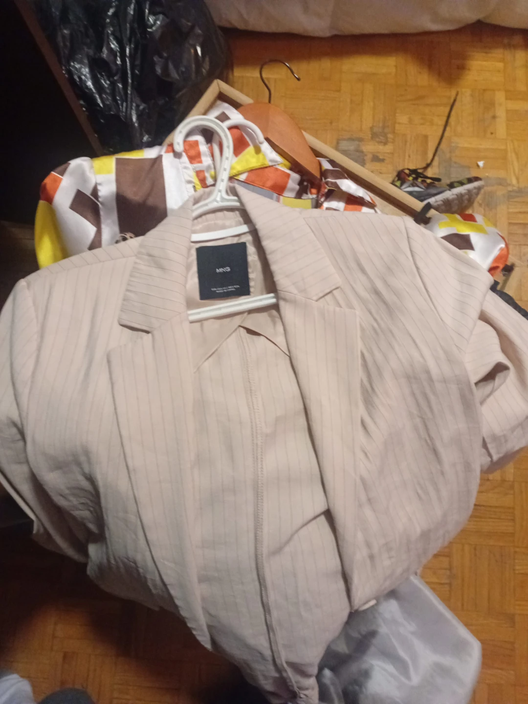 MNG Striped Blazer