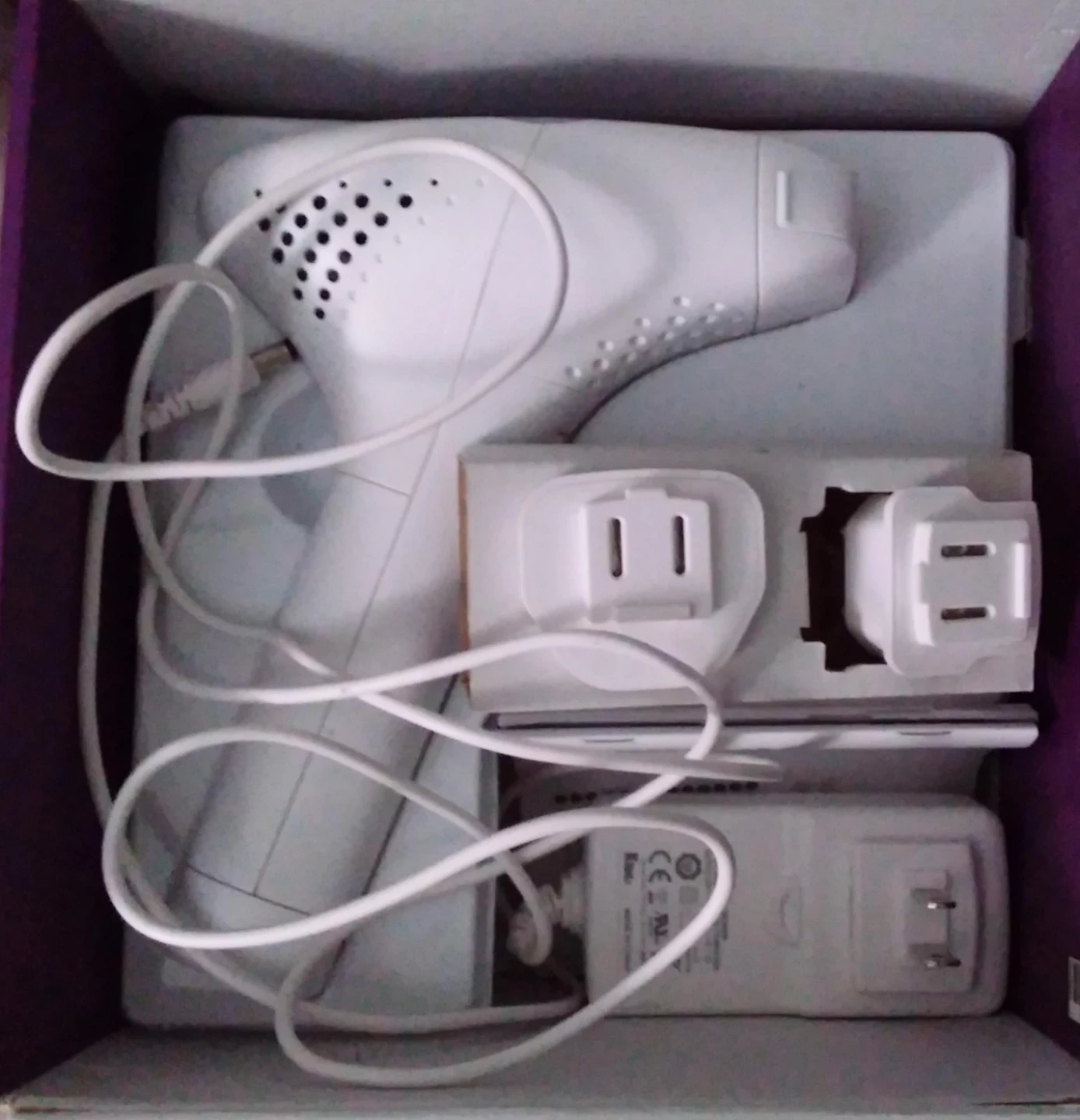 White IPL Hair Removal Device with Accessories