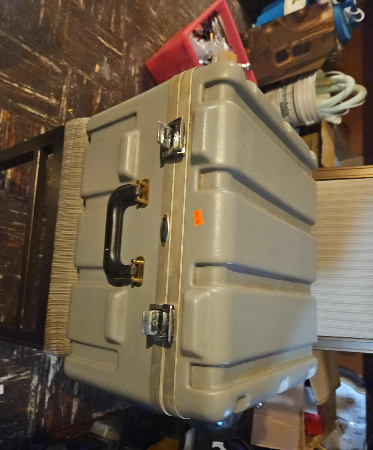 Grey Hard Case with Handle