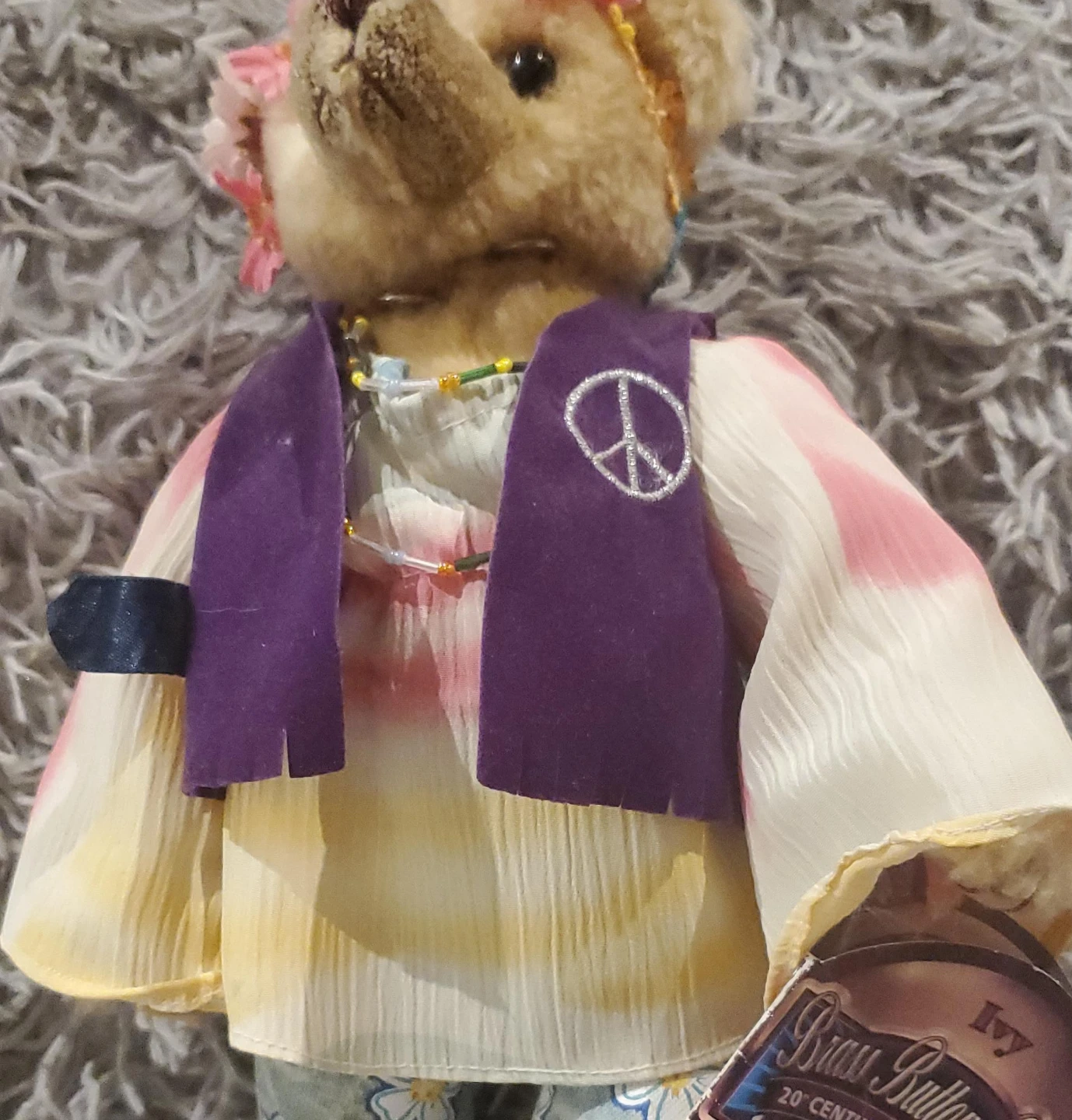 Brass Button Bears Ivy "1960s" Collectible Teddy Bear