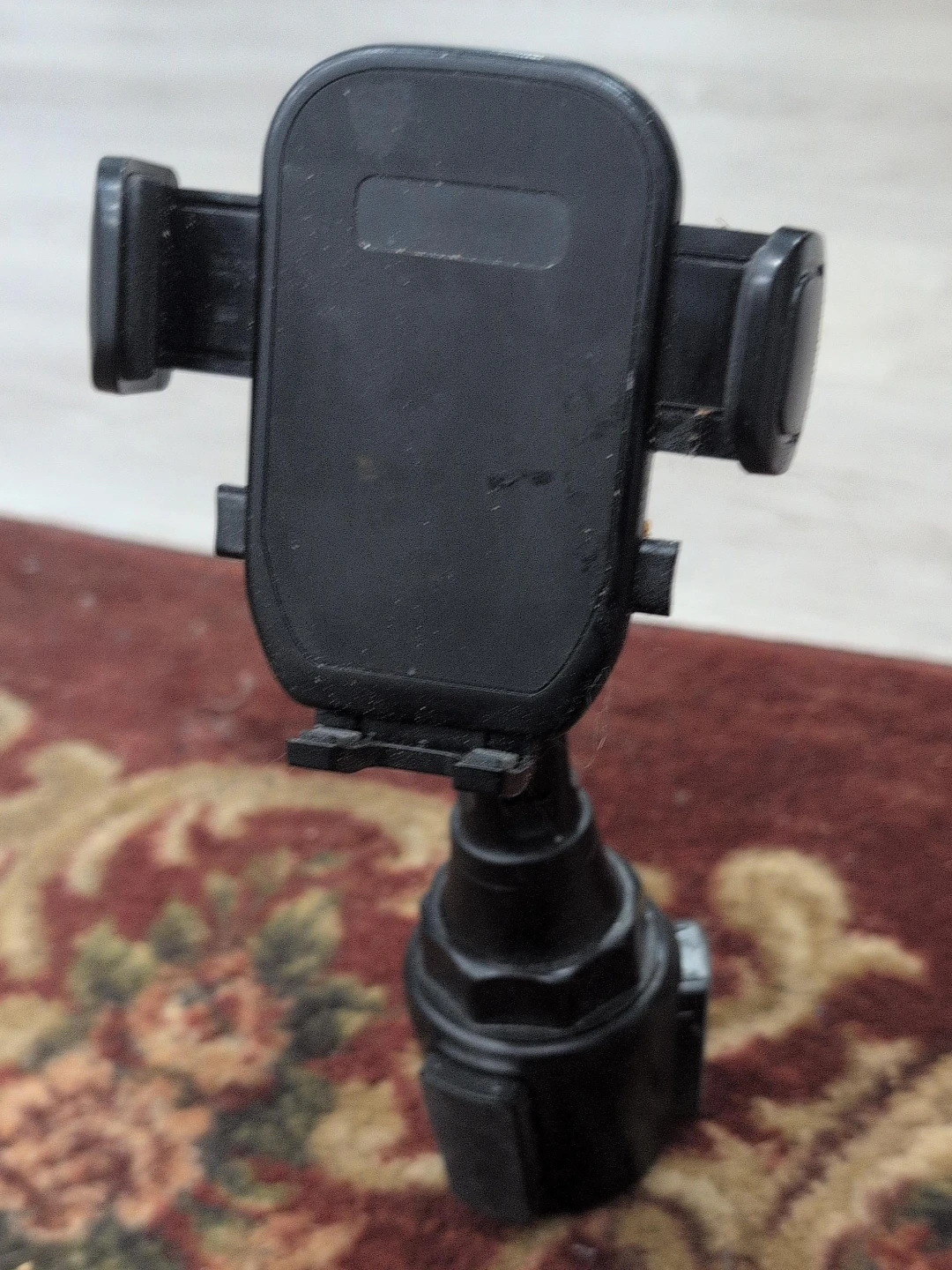 Black Car Cup Holder Phone Mount